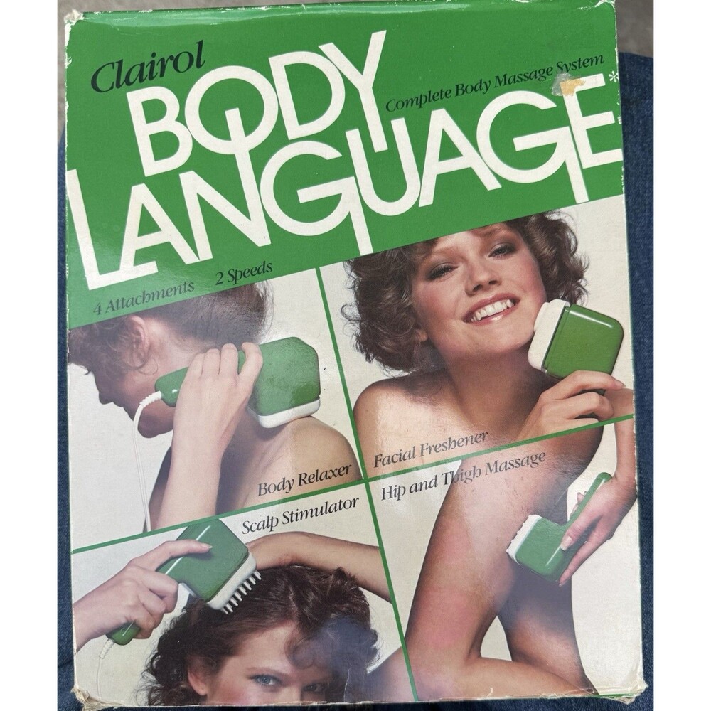 Vintage 1979 Clairol Body Language Body Massage System